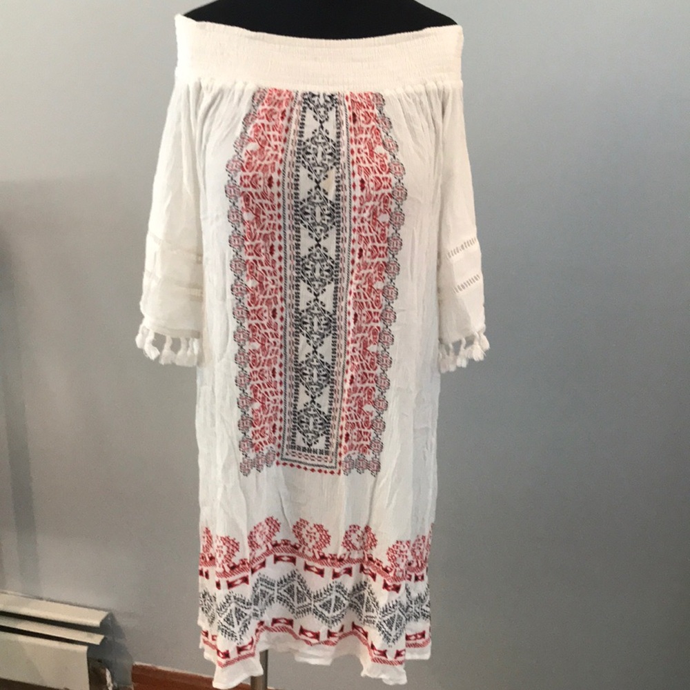 Margaret O’Leary AMAZING Boho fringe dress Size Small 🍹